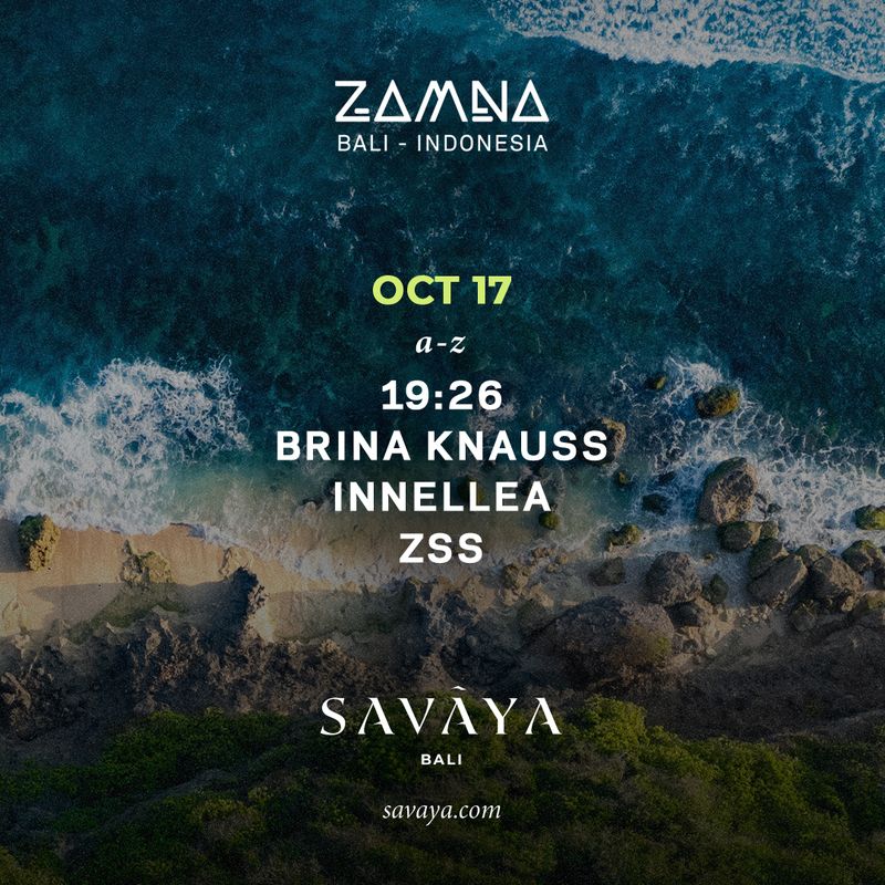 Zamna Bali event artwork