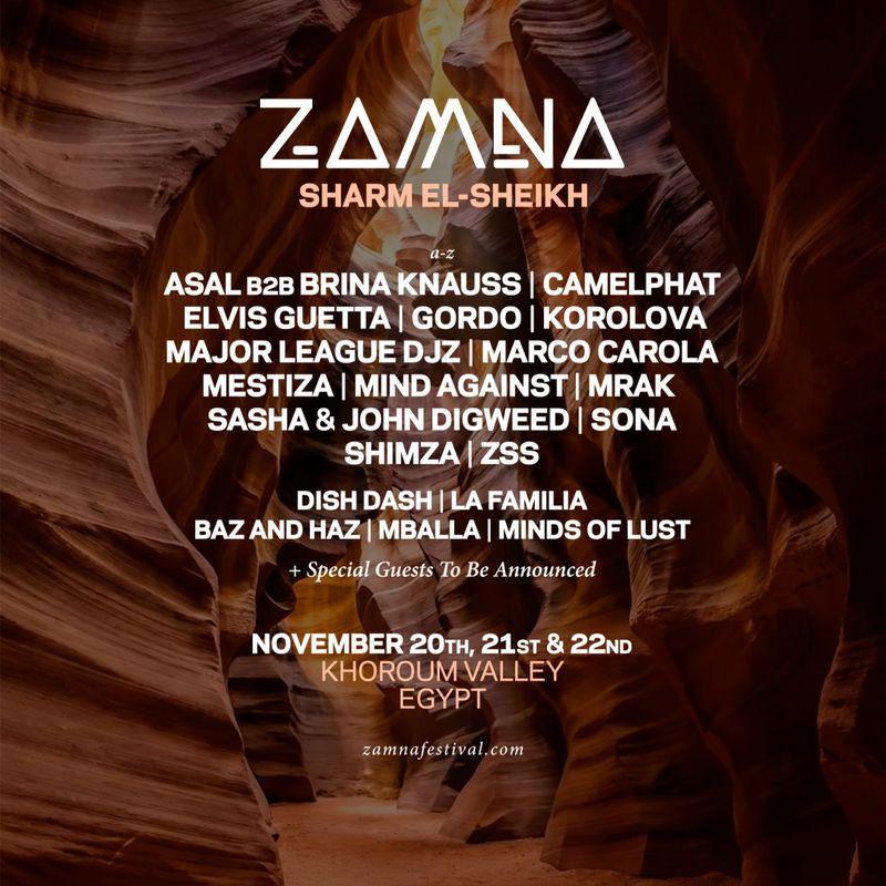 Zamna Sharm El-Sheikh event artwork