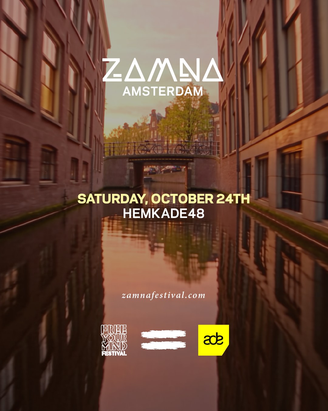 Zamna Amsterdam event artwork